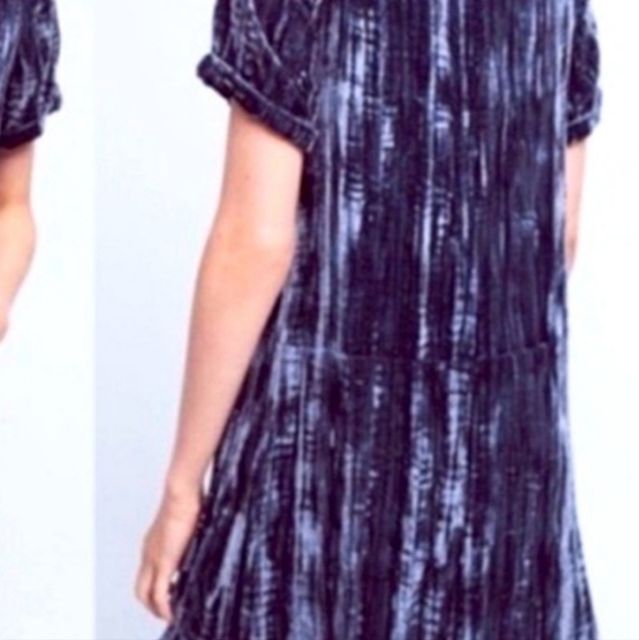 Anthropologie crushed velvet dress - Picture 3 of 9